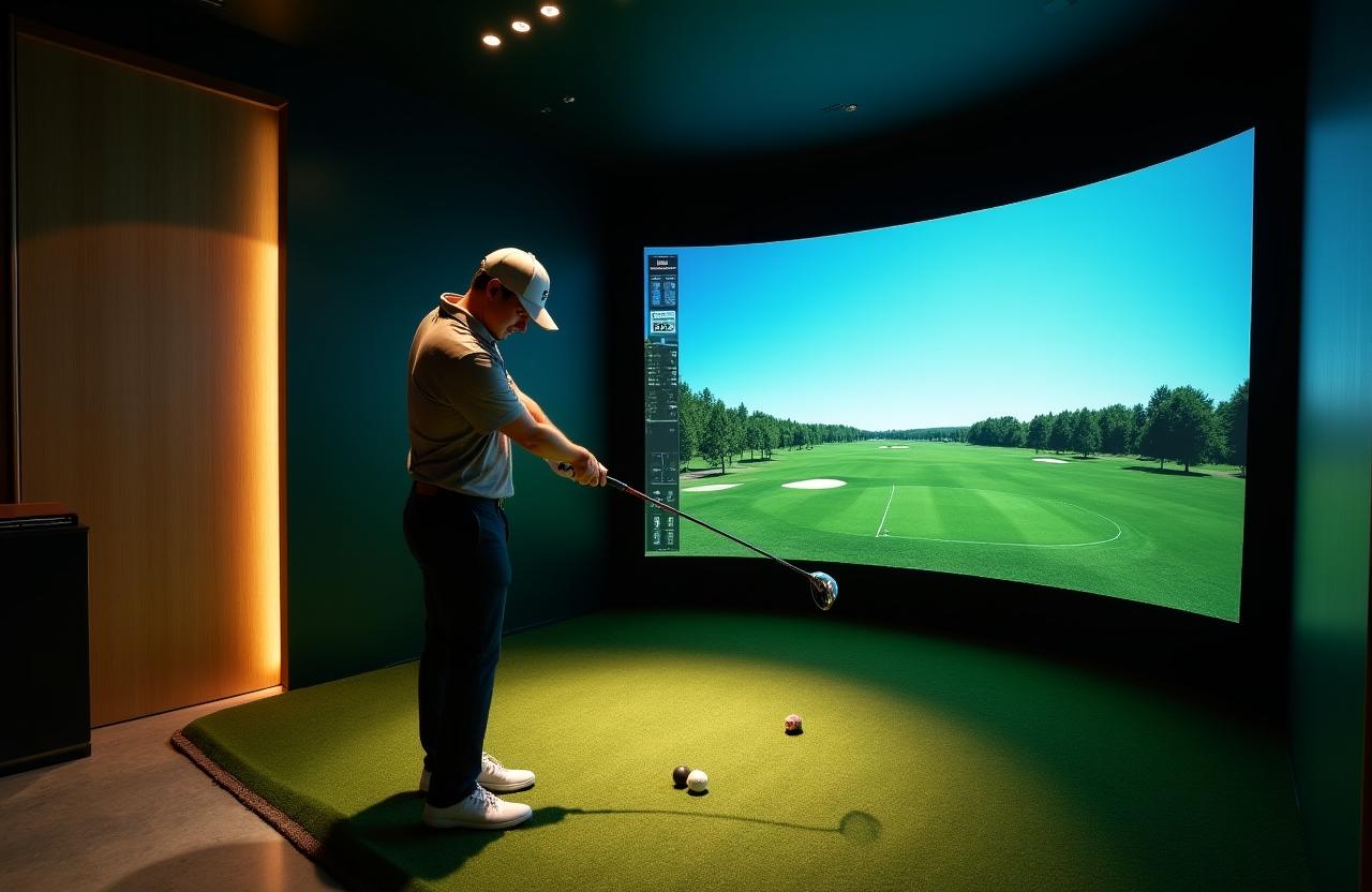 Analyse de swing professionnelle dans le studio Férum Swings